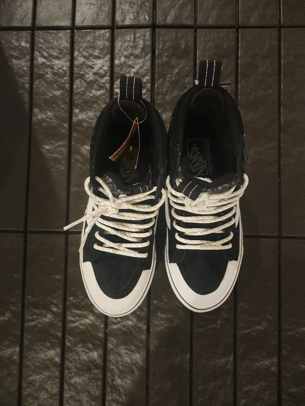 Women's Vans Sk8-Hi MTE-2 Boots - Black/White 'Leopard'